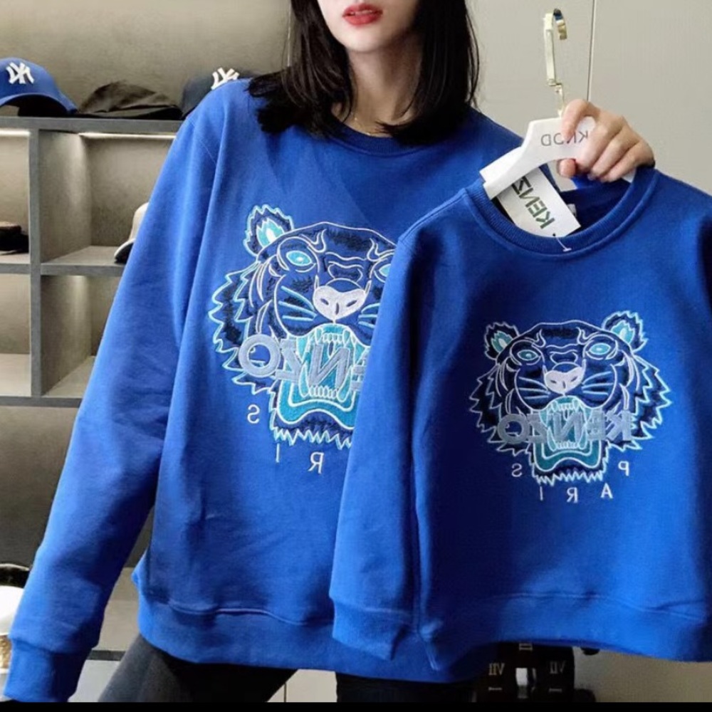 Kenzo Tiger Embroidered Crewneck Sweatshirt